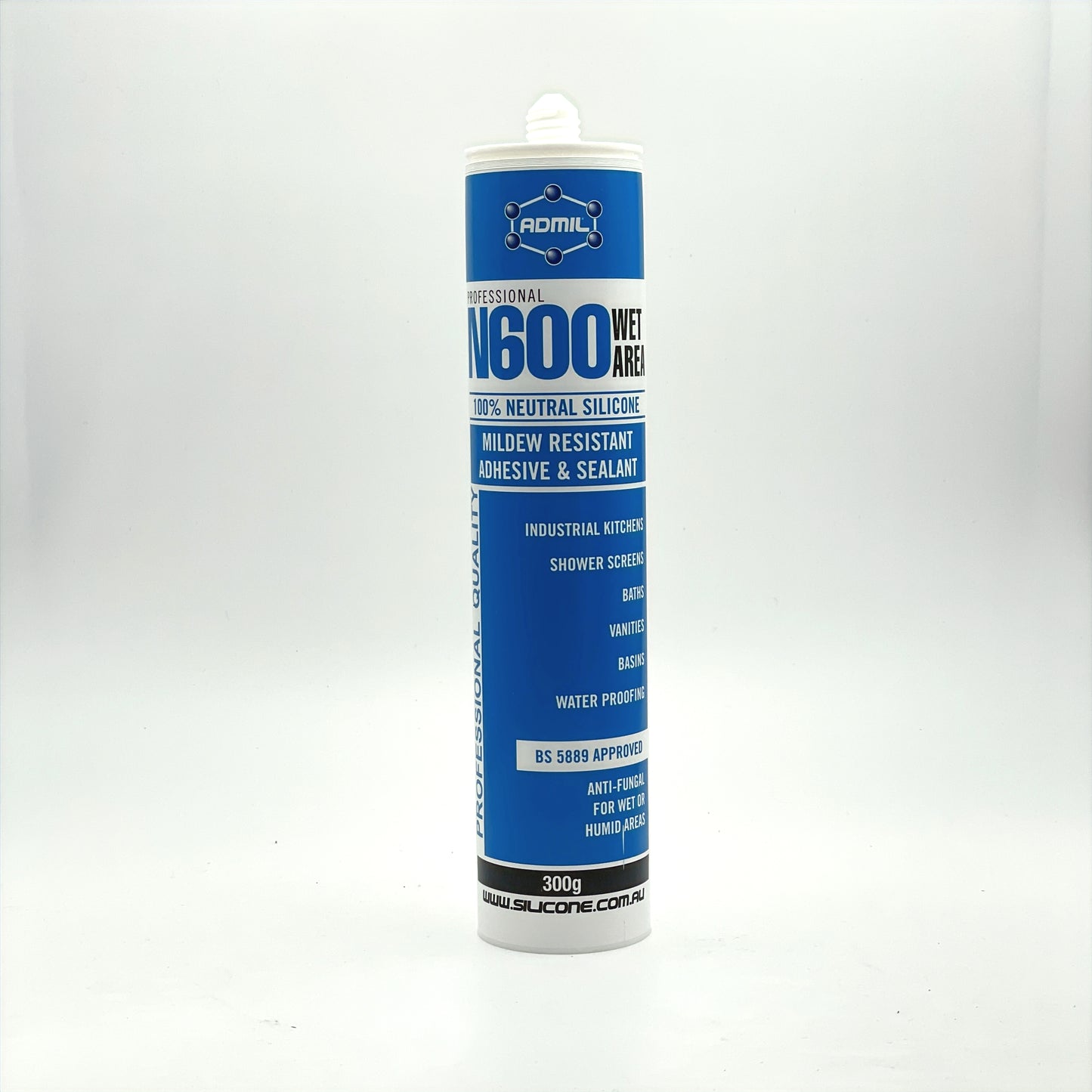 Admil Wet Area N600 Silicone 300mL (White) image 0