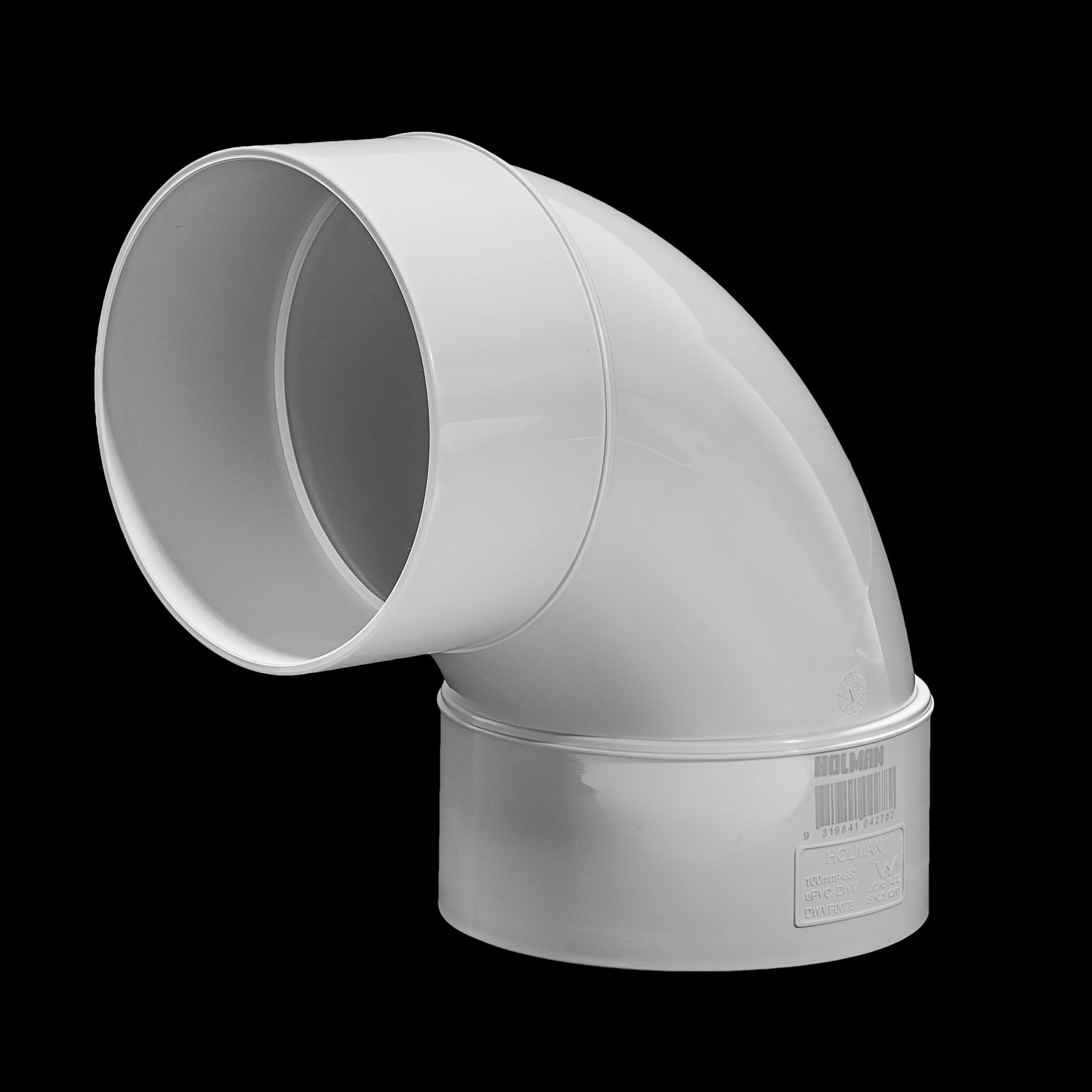 DWV - Bend - 100 x 88 degree / 90 degree F&F - Plain - PVC