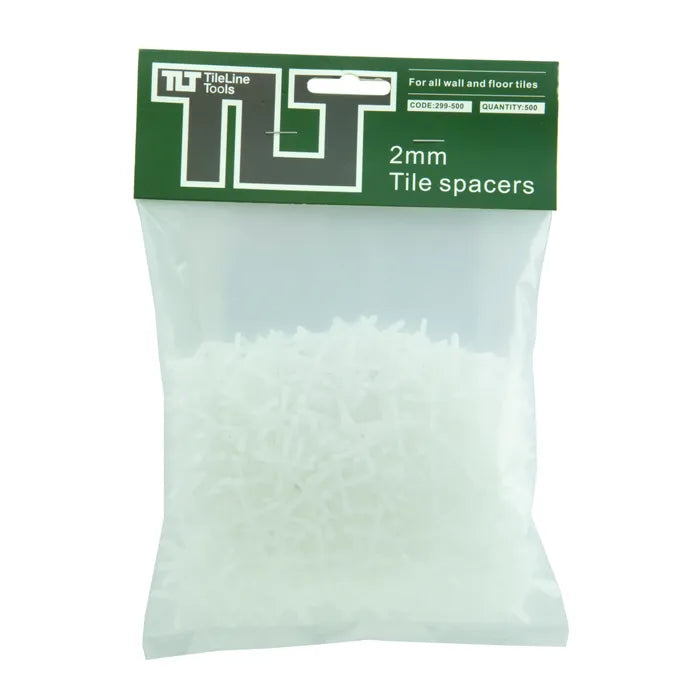 TileLine 2mm Cross Spacers (500 pcs)