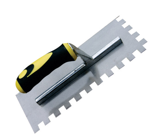 Stainless Steel Square Notched Maxi Grip Trowel 8mm RDXT208 image 0