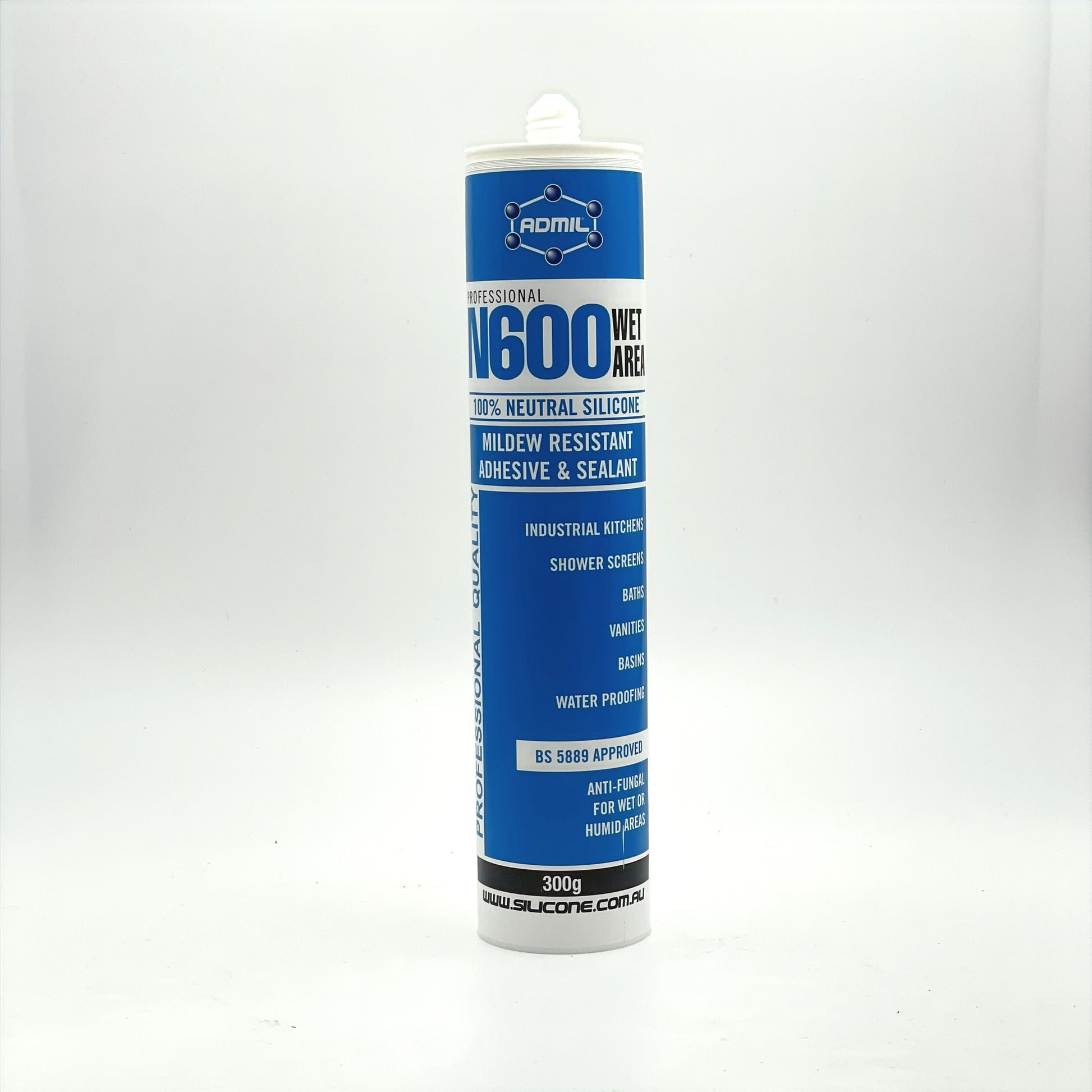 Admil Wet Area N600 Silicone 300mL (White) image 0