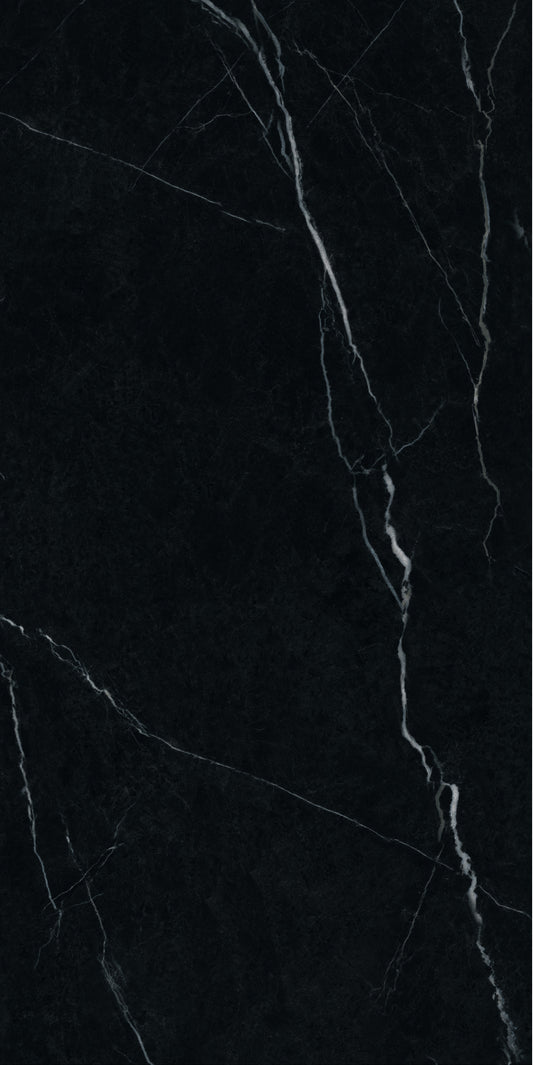 600*600 Nero Marquina Glazed Porcelain Floor Tile image 0